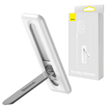 Baseus samoprzylepna składana podstawka do telefonu biały (LUXZ000002)