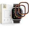 SZKŁO HARTOWANE TECH-PROTECT GLASS RING 2-PACK APPLE WATCH ULTRA 1 / 2 / 3 (49 MM) COSMIC ORANGE