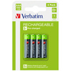 Verbatim Akumulator NiMH AAA 950mAh Premium HR03 4szt czarny/black 49514