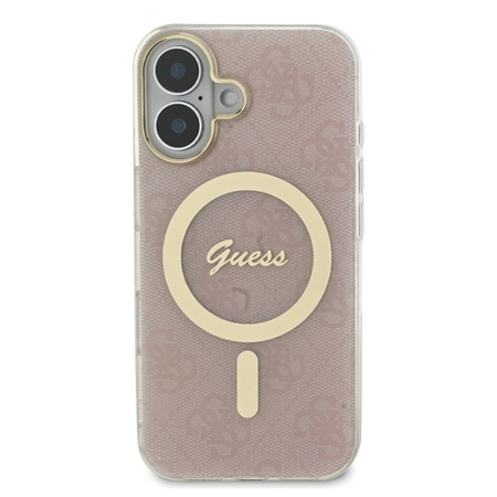 GUESS ETUI CASE HARDCASE IML DO IPHONE 16 PLUS 6.7 DO MAGSAFE 4G RÓŻOWE
