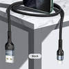 USAMS KABEL DO LIGHTNING 1M DO IPHONE 2A PLECIONY Z LED Z SZYBKIM