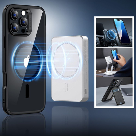 ESR POKROWIEC CASE MAGNETYCZNY DO IPHONE 16 PRO MAGSAVE SZKŁO TEMPEROWANE