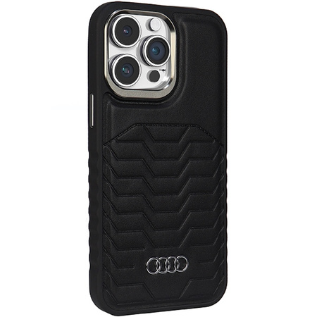 AUDI SYNTHETIC LEATHER CASE DO IPHONE 14 PRO MAX 6.7 DO MAGSAFE HARDCASE