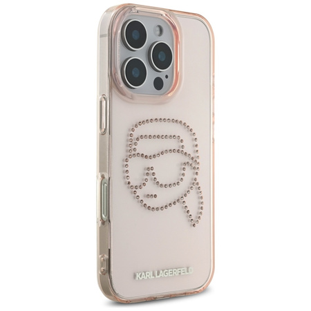 KARL LAGERFELD ETUI RHINESTONES KARL HEAD DO IPHONE 16 PRO WYSOKIEJ