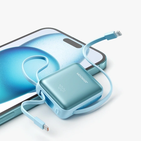 JOYROOM POWERBANK 22,5W 10000MAH Z DWOMA KABLAMI DO TELEFONÓW SZYBKIE