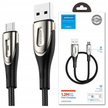 JOYROOM KABEL MICRO USB 3A DO TELEFONÓW 2M DO ŁADOWANIA I TRANSFERU DANYCH