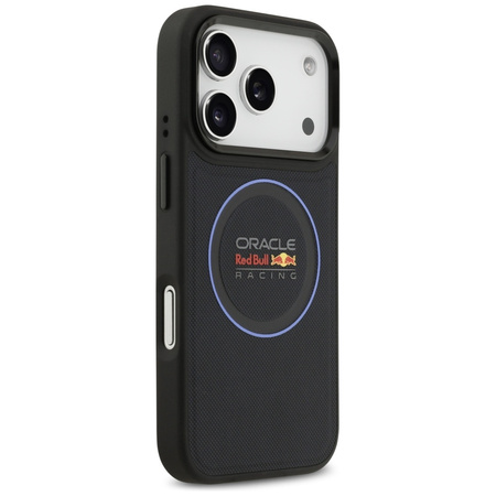 Etui Red Bull Meshed Blue Ring & Metal Buttons MagSafe do iPhone 17 Pro granatowy