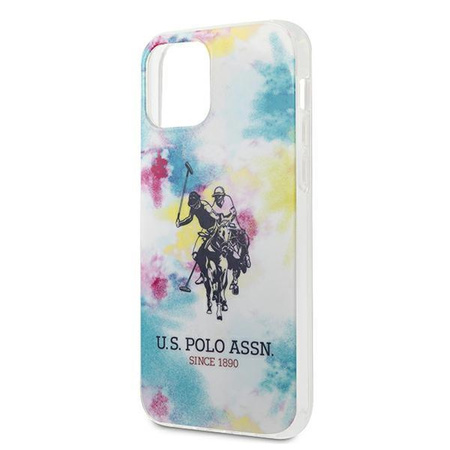 Etui U.S. Polo Assn. Tie & Dye Collection na iPhone 12 / iPhone 12 Pro - wielokolorowe