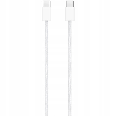 CO2 ŁADOWARKA KABEL USB-C SZYBKIE ŁADOWANIE USB TYP C DO IPHONE 15 1M BIAŁY