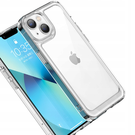 HURTEL ETUI OUTER SPACE DO IPHONE 15 PRZEZROCZYSTE ELASTYCZNA RAMKA OCHRONA