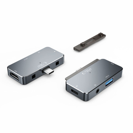 TECH-PROTECT HUB V6-HUB ADAPTER 4IN1 DO LAPTOPA TELEFONU ZŁĄCZE USB-C