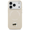 Etui Karl Lagerfeld Karl Pin MagSafe doiPhone 17 Pro beżowy