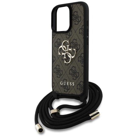 GUESS ETUI 4G BIG LOGO DO IPHONE 16 PRO MODNY POKROWIEC Z PASEM DO NOSZENIA
