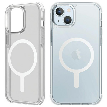 UNIQ etui Combat iPhone 15 Plus 6.7" Magclick Charging biały/blanc white