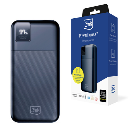 3MK POWERBANK 20000MAH DO TELEFONÓW 2A1C1M USB-C Z SZYBKIM ŁADOWANIEM 22.5W