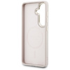 Etui Guess 4G Embossed Ring MagSafe do Samsung Galaxy S26 różowy