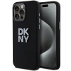DKNY POKROWIEC HARDCASE DO IPHONE 15 PRO 6.1 LIQUID SILICONE Z LOGO METAL
