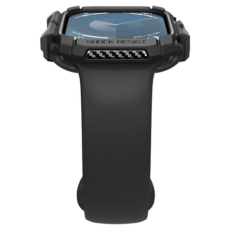 SPIGEN ETUI DO APPLE WATCH 10 46 MM RUGGED ARMOR MATTE BLACK WYSOKA OCHRONA