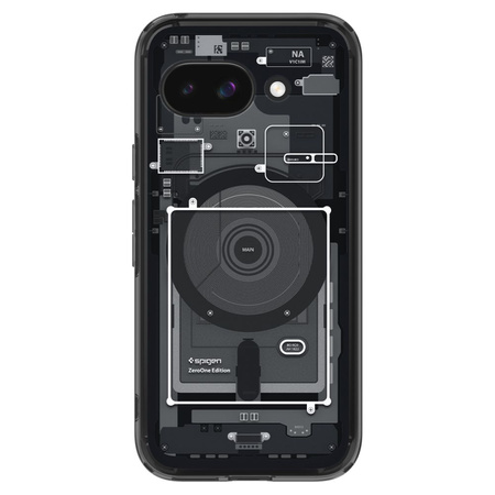 SPIGEN CASE OCHRONNY ULTRA HYBRID DO GOOGLE PIXEL 9A KOMPATYBILNY