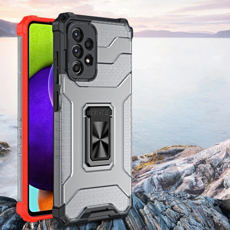 HURTEL ETUI CASE HYBRYDOWE DO SAMSUNG GALAXY A72 4G Z UCHWYTEM MAGNETYCZNYM