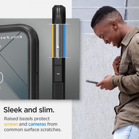 SPIGEN ETUI TOUGH ARMOR DO GALAXY S22+ Z PEŁNĄ OCHRONĄ Z TYŁU I BOKÓW