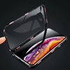 Wozinsky Magnetic Cam Slider Case magnetyczne etui 360 na cały telefon szkło na ekran osłona na aparat Huawei P40 czarny