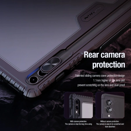 NILLKIN ETUI BUMPER LEATHER CASE DO SAMSUNG GALAXY TAB S9+ Z WYSOKĄ OCHRONĄ