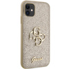 GUESS CASE HARD DO IPHONE 11 6,1 XR ZŁOTE GLITTER SCRIPT BIG 4G PREMIUM