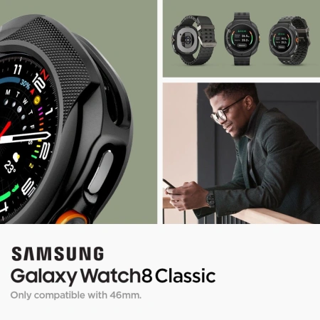 SPIGEN ETUI LIQUID AIR DO SAMSUNG GALAXY WATCH 8 CLASSIC 46 MM OCHRONA
