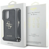 GUESS ETUI TPU DO IPHONE 16 4G BIG LOGO NA RAMIĘ Z BŁYSZCZĄCYM AKCENTEM