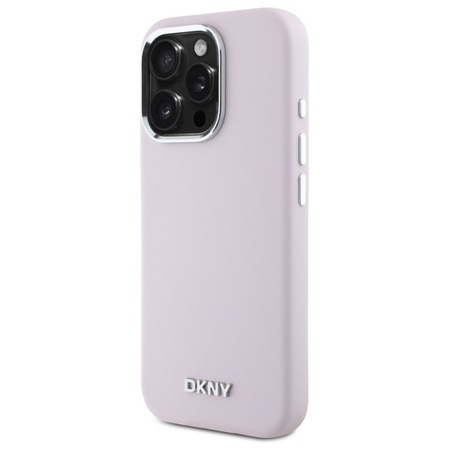 DKNY ETUI DO IPHONE 16 PRO 6.3 DO MAGSAFE LIQUID SILICONE SMALL METAL LOGO