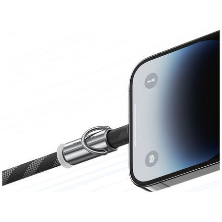 USAMS SMYCZ Z KABLEM 30W USB-C DO LIGHTNING 1,2M DO TELEFONÓW APPLE IPHONE
