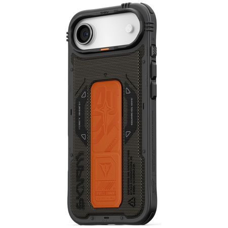 Etui Skinarma Phantom do iPhone Air      Magnetic Charging + Grip Stand oliwkowy