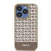 DKNY CASE DO IPHONE 15 PRO 6.1 LEATHER PRINTED PATTERN DO MAGSAFE METAL