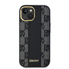 DKNY ETUI HARDCASE DO IPHONE 15 14 13 6.1 DO MAGSAFE SKÓRA CHECKERED MONO