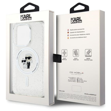 KARL LAGERFELD ETUI HARDCASE KARL&CHOUPETTE DO IPHONE 15 PRO 6.1 DO MAGSAFE