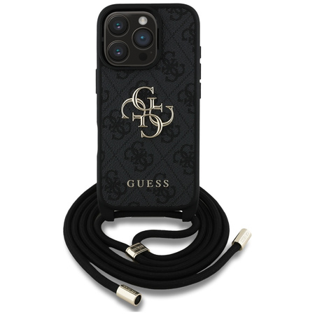GUESS ETUI TPU CASE DO IPHONE 16 PRO Z LOGO BIG CROSSBODY POKROWIEC