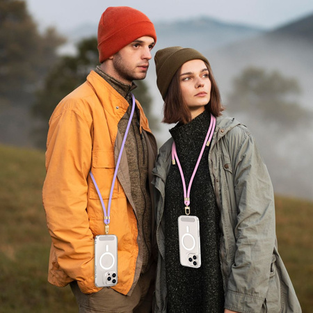 TECH-PROTECT ZAWIESZKA ROPE DO TELEFONÓW STRAP DO TELEFONÓW LAVENDER GOLD