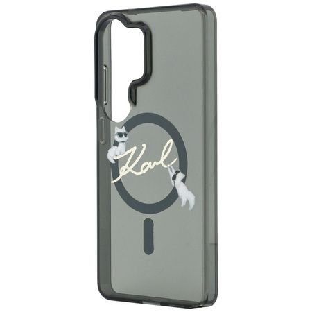 Etui Karl Lagerfeld IML KC Script MagSafe do Samsung Galaxy S26 Ultra czarny