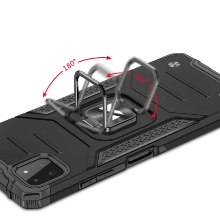 WOZINSKY RING ARMOR ETUI HYBRYDOWE DO SAMSUNG GALAXY A22 4G Z OCHRONĄ ROGÓW