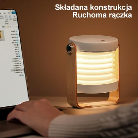 USAMS LAMPKA LED WIELOFUNKCYJNA DO BIURA SYPIALNI 3 TRYBY KONTROLA
