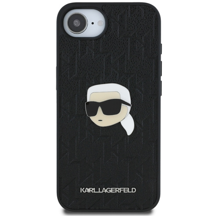 KARL LAGERFELD ETUI MONOGRAM KARL HEAD PIN DO IPHONE 16E LUXURY PROTECTION