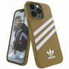 Etui Adidas OR Moulded PU na iPhone 13 Pro Max beżowo-złoty/beige-gold 47807