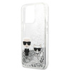 KARL LAGERFELD POKROWIEC DO IPHONE 13 PRO MAX LIQUID GLITTER KARL&CHOUPETTE