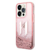 Karl Lagerfeld KLHCP14LLBKLCP iPhone 14 Pro 6,1" różowy/pink hardcase Liquid Glitter Big KL