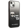 Karl Lagerfeld KLHCP13STGKCK iPhone 13 mini 5,4" hardcase czarny/black Gradient Ikonik Karl & Choupette