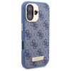 Guess GUHMP16SU4GPRB iPhone 16 6.1 niebieski/blue hardcase 4G Logo Plate MagSafe