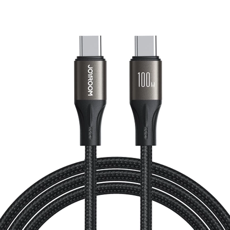 Kabel Joyroom Light-Speed Series SA25-CC5 100W USB-C / USB-C 1.2m - czarny