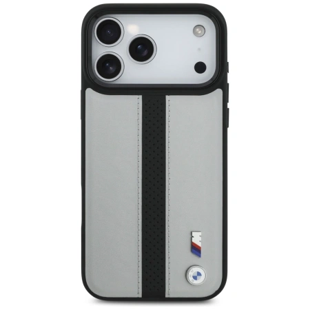 BMW ETUI M PERFORATED STRIPE LOGO DO MAGSAFE IPHONE 17 PRO MAX STYLOWY