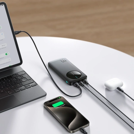 JOYROOM POWERBANK 10000MAH 2X USB-A 1X USB-C DO TELEFONÓW Z ŁADOWANIEM QC